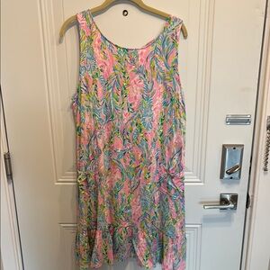 Lilly Pulitzer Women’s Ruffle dress with cross back
